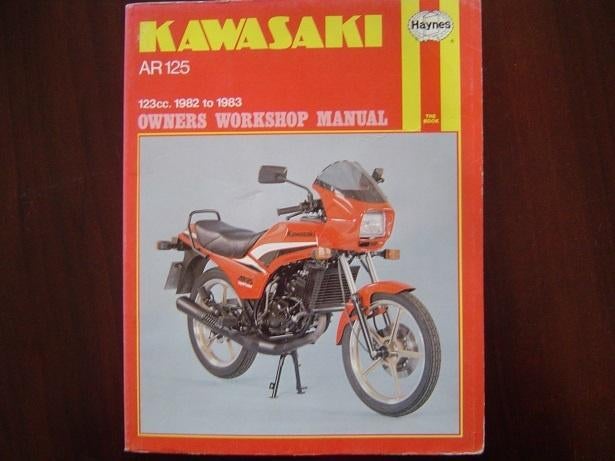 Kwasaki AR125 1982/1983 motorcycle workshop manual handboek, Ophalen of Verzenden, Honda