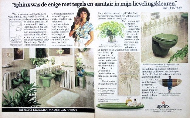34 vintage advertenties interieur wonen 72-80 design meubels, Ophalen of Verzenden, Zo goed als nieuw, Reclamebord