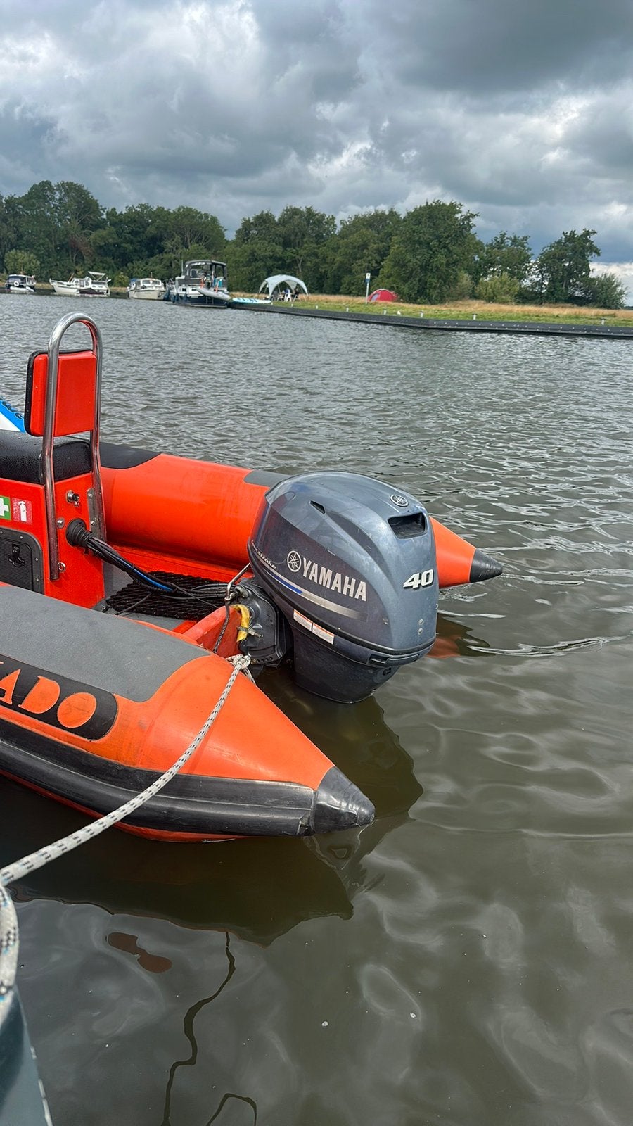 Yamaha 40 pk langstaart, Ophalen, Zo goed als nieuw, Benzine, 30 pk of meer