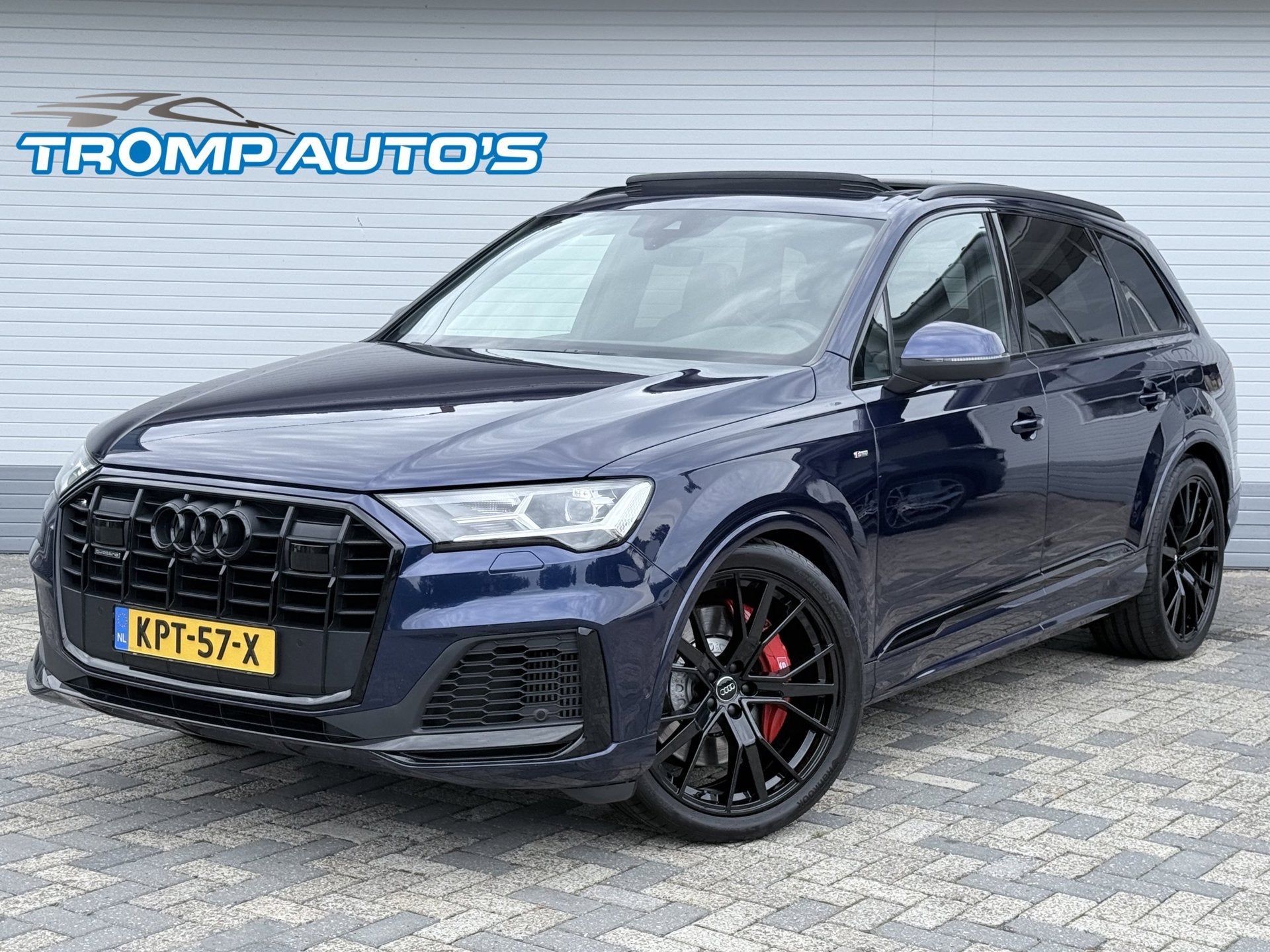 Audi Q7 55 TFSI e quattro S-LINE|PANO|RS-STOEL|T.HAAK|ACC|36, Auto's, Audi, Automaat, Gebruikt, Zwart, 2995 cc
