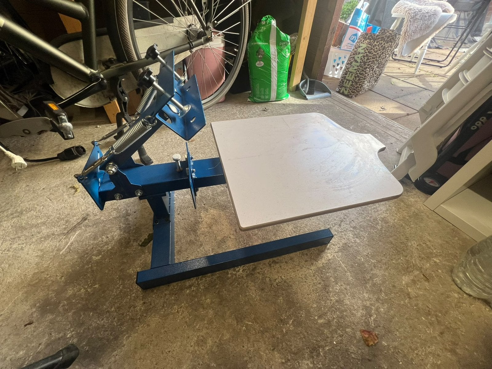 Zeefdrukset compleet met flash dryer, Ophalen, Overige onderwerpen, Zeefdruk