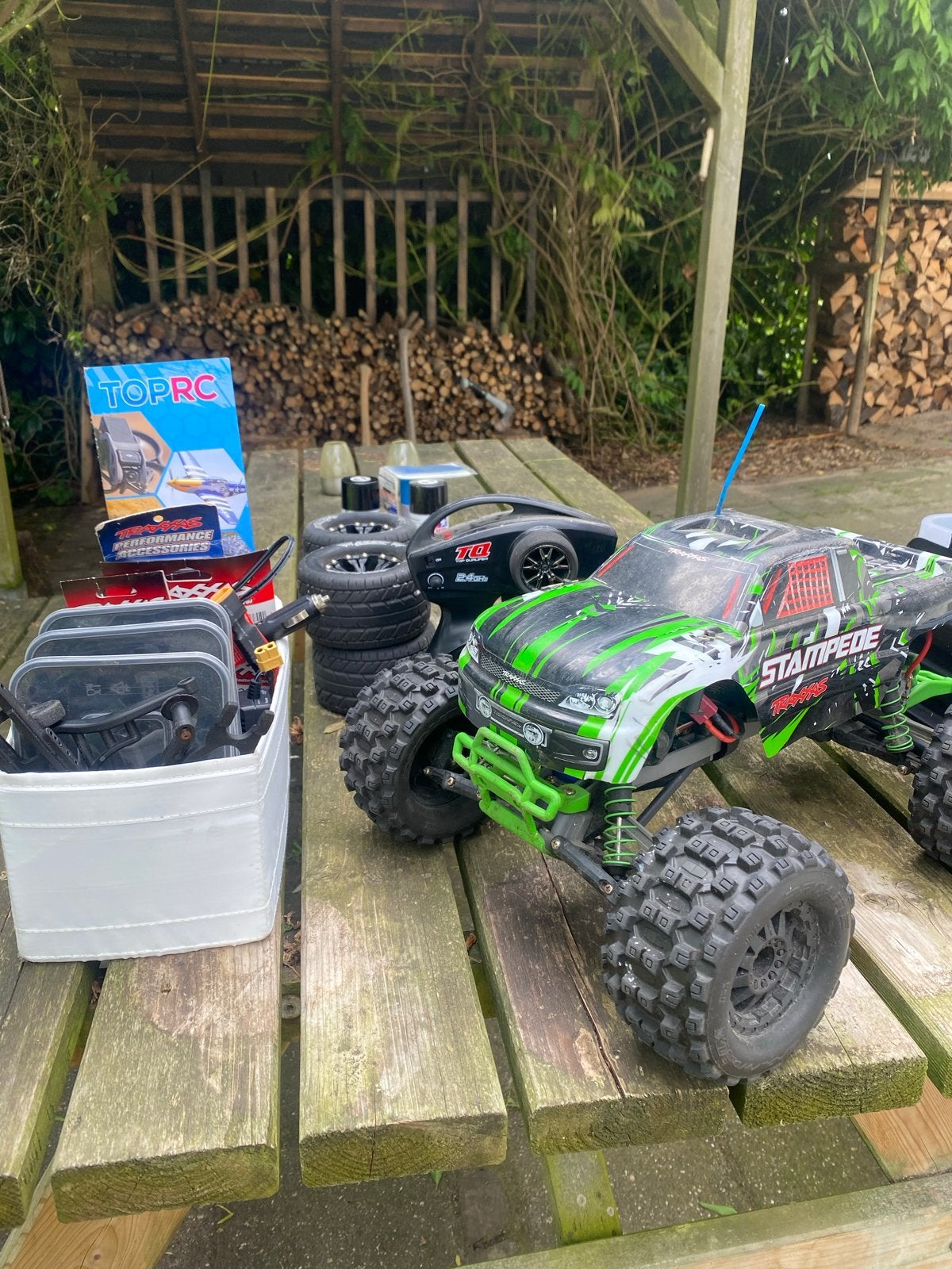 Traxxas Stampede 4x4 VXL met LiPo accu en lader, Hobby en Vrije tijd, Modelbouw | Radiografisch | Auto's, Elektro, Gebruikt, Auto offroad