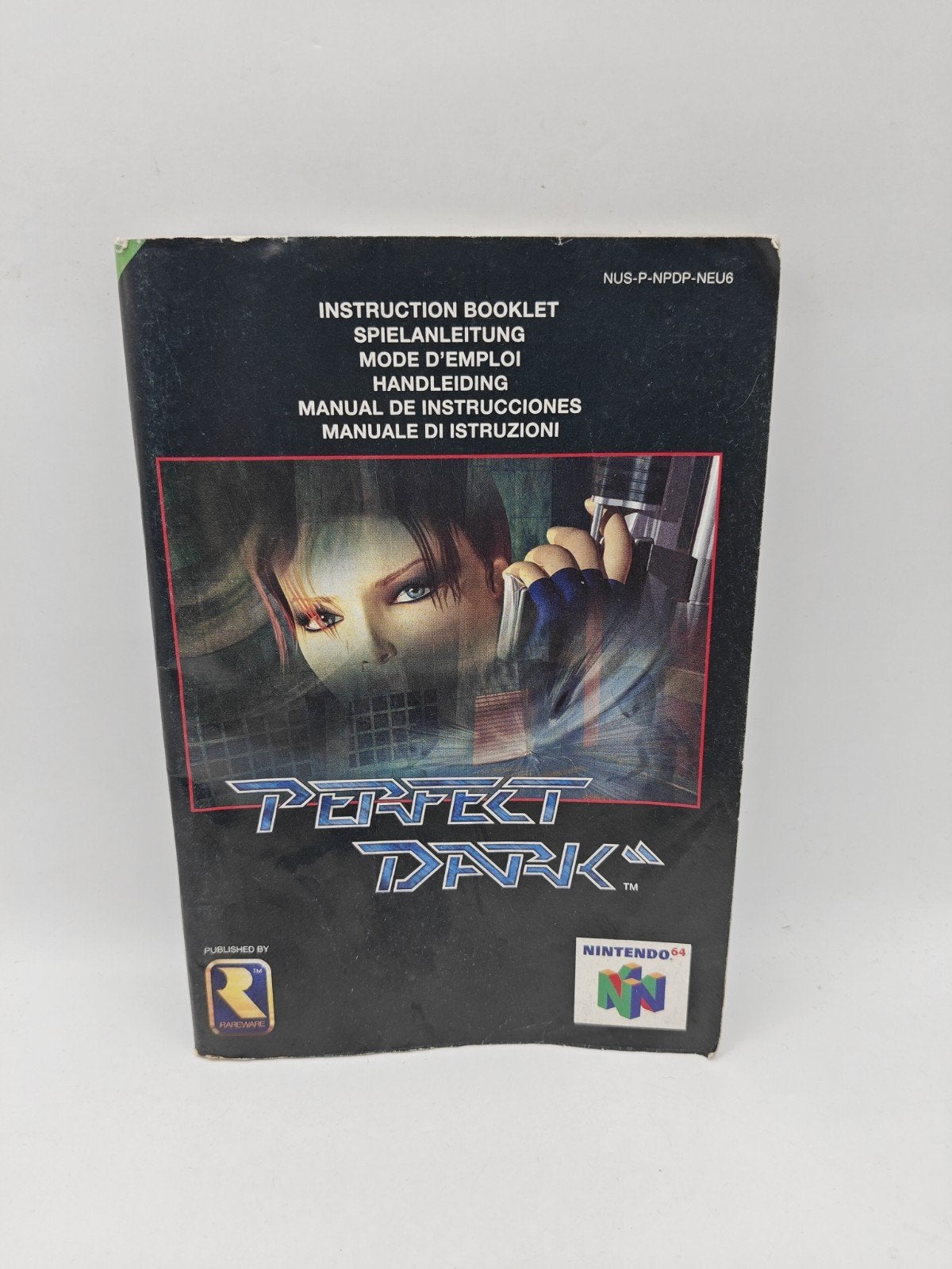 Perfect Dark Handleiding boekje manual N64, Spelcomputers en Games, Games | Nintendo 64, Nintendo, Gebruikt, Shooter, 1 speler