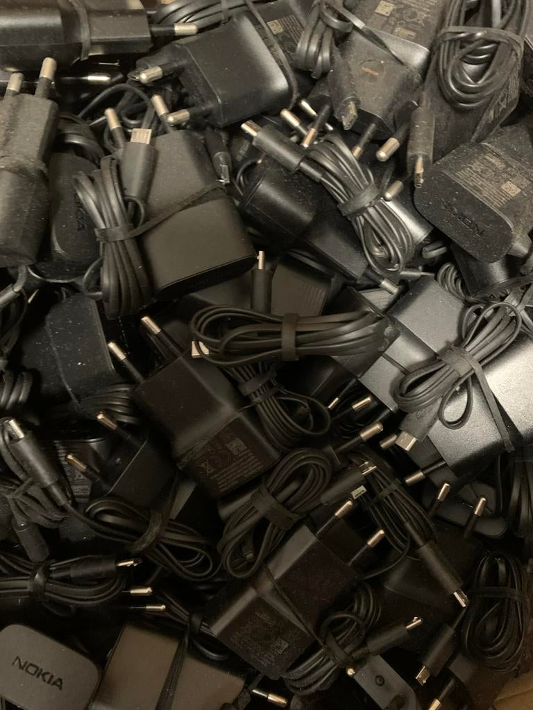 Partij 10x New Nokia Micro USB Laders 5V 550mA -Bulkdiscount, Telecommunicatie, Mobiele telefoons | Telefoon-opladers, Ophalen of Verzenden