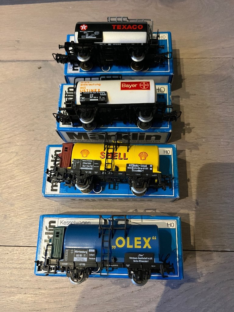 Marklin ho 4750; 4647; 4676; 4675 wagons nieuwstaat, Wisselstroom, Verzenden, Märklin, Nieuw