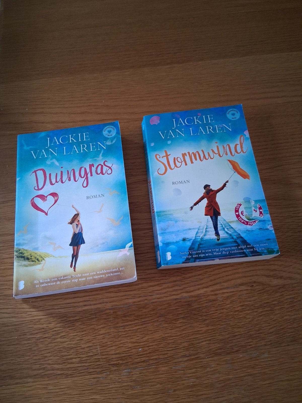Jackie van Laren - Duingras & Stormwind (2 romans), Ophalen of Verzenden, Gelezen, Jackie van Laren, Nederland