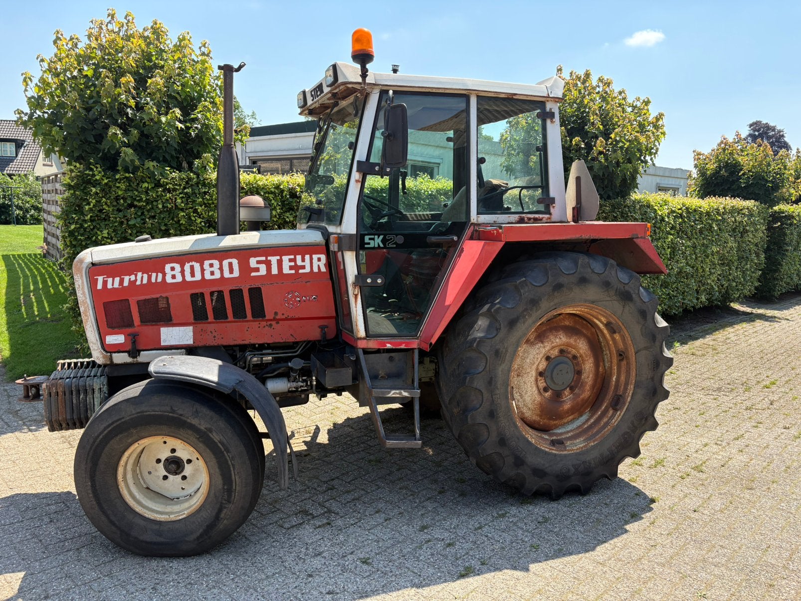 Steyr 8080 Turbo 1989, Zakelijke goederen, Agrarisch | Tractoren, Ophalen, Gebruikt, Tot 80 Pk, Steyr