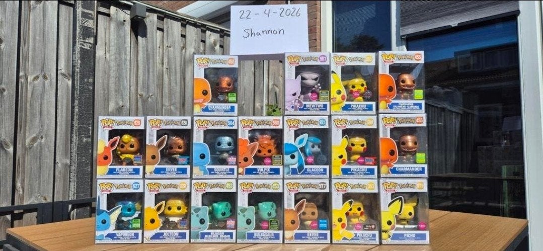 funko pop pokemon, Ophalen