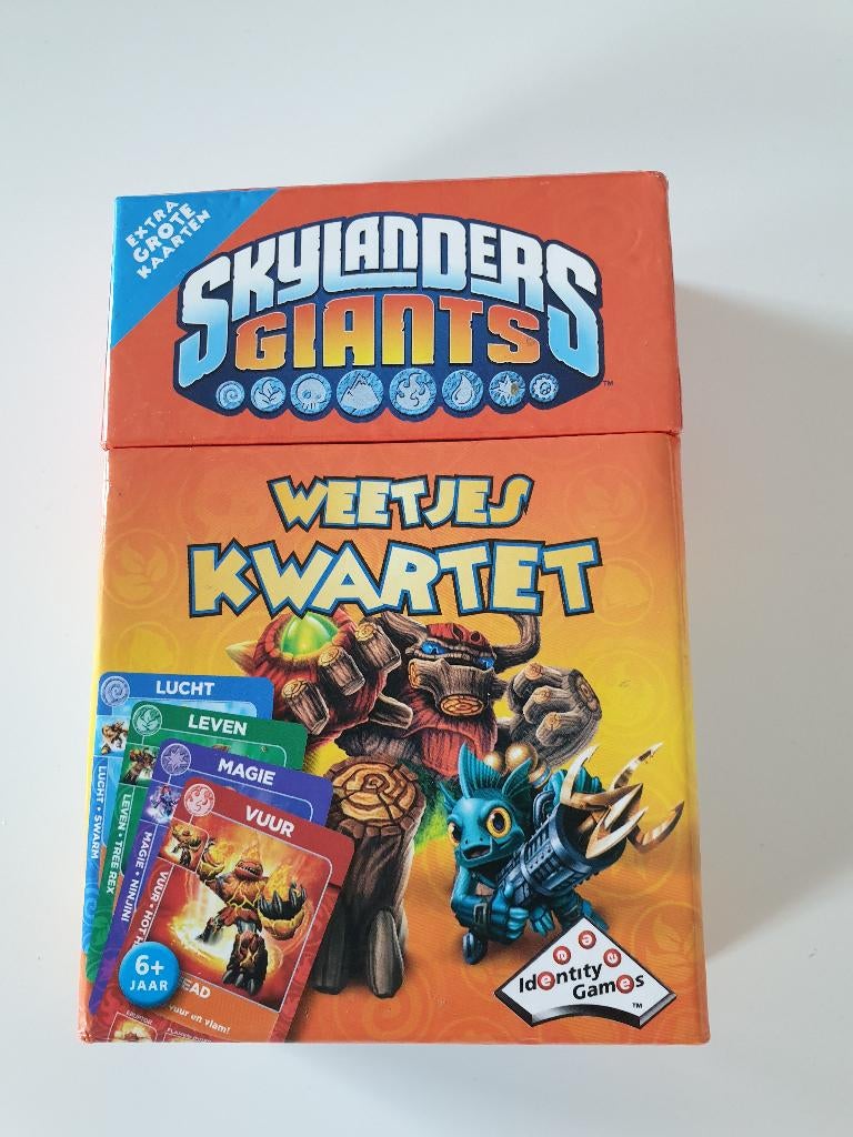Skylanders Giants Weetjes Kwartet, Ophalen of Verzenden, Gebruikt