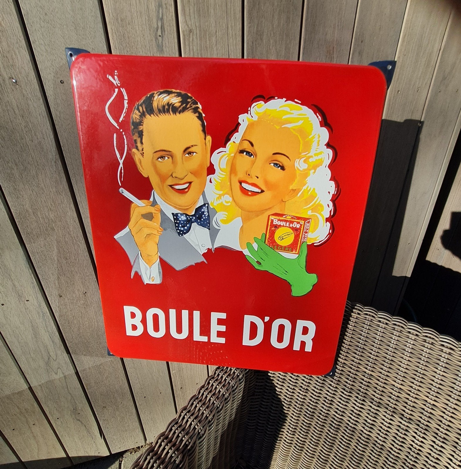 emaille bord nieuw, Ophalen of Verzenden, Nieuw, Reclamebord