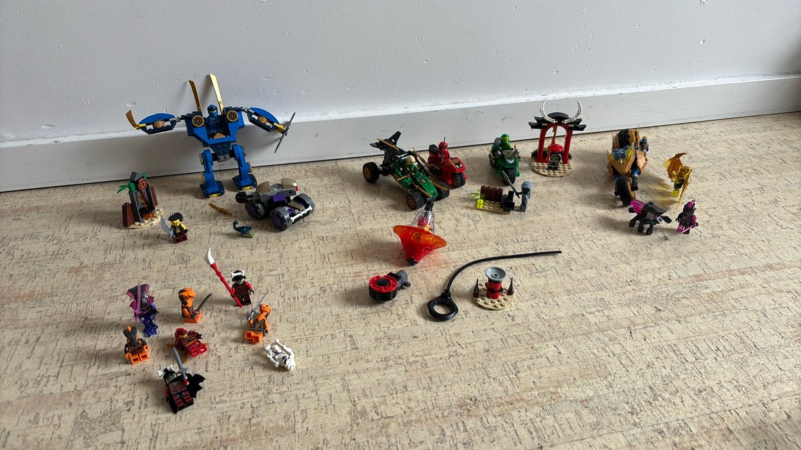 Grote collectie LEGO Ninjagosets, spiderman en losse lego, Gebruikt, Lego, Ophalen of Verzenden, Inclusief instructies