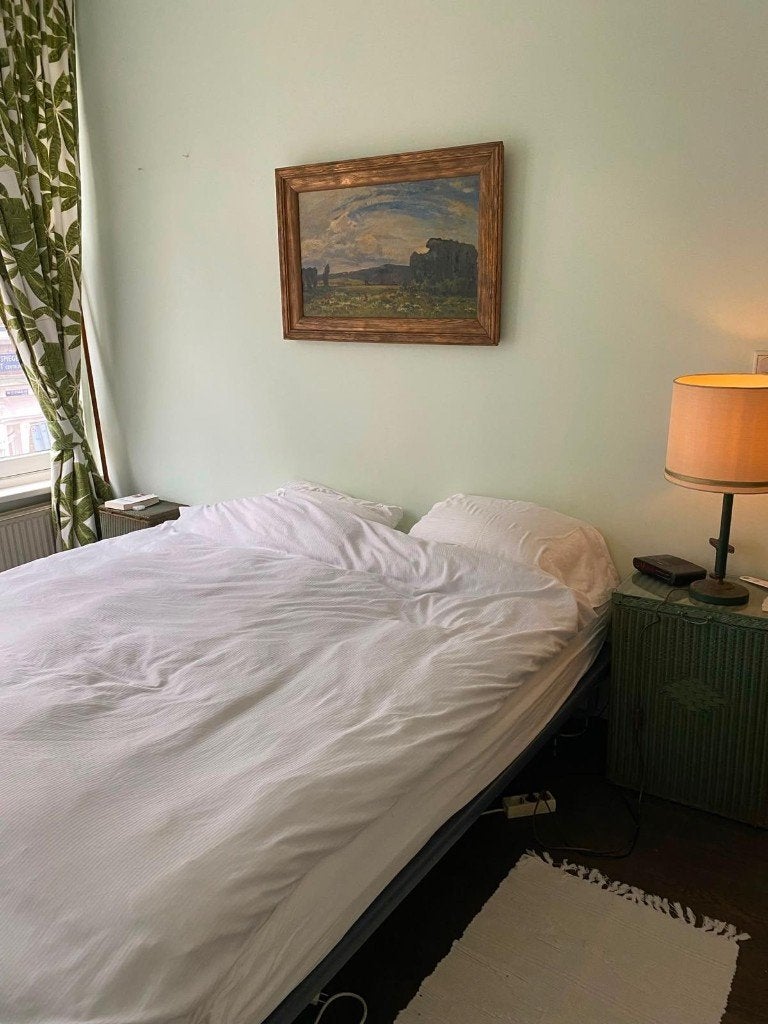 Auping bed met lichte gebruikssporen, Huis en Inrichting, Slaapkamer | Bedden, Ophalen, Gebruikt, Eenpersoons, Wit