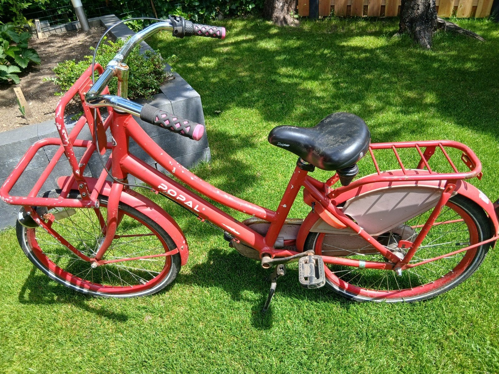 Popal fiets 22 inch, Fietsen en Brommers, Fietsen | Meisjes, Ophalen, Terugtraprem, 22 inch, Gebruikt