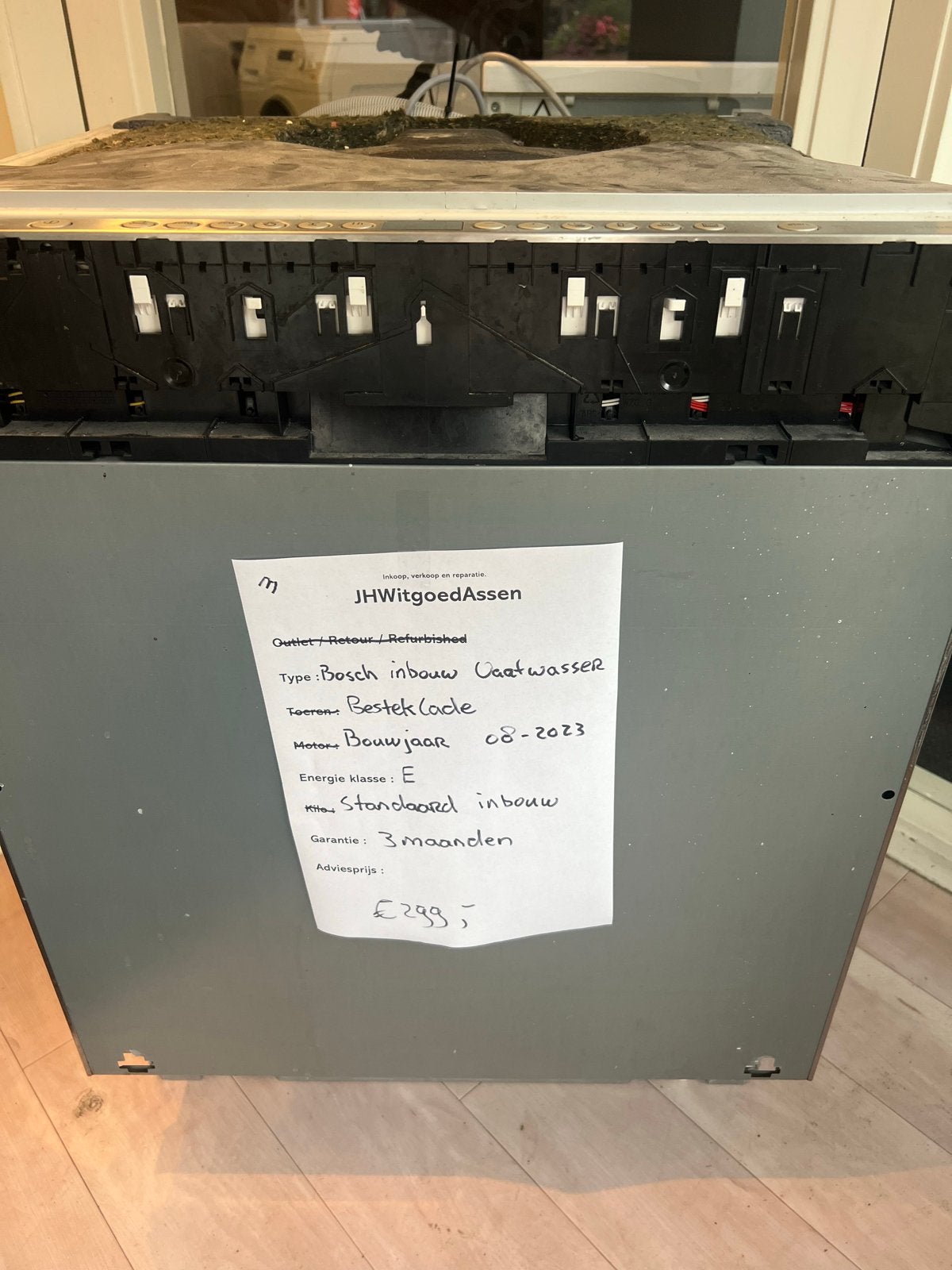 Bosch Inbouw Vaatwasser SMV46KXX55E - Augustus 2023, Energieklasse A of zuiniger, 60 cm of meer, Minder dan 10 liter, Ophalen of Verzenden