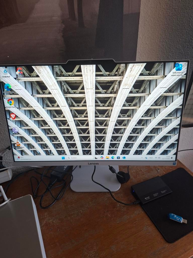 Lenovo A100 all in one pc A100, Zo goed als nieuw, SSD, Intel Core i3, Lenovo