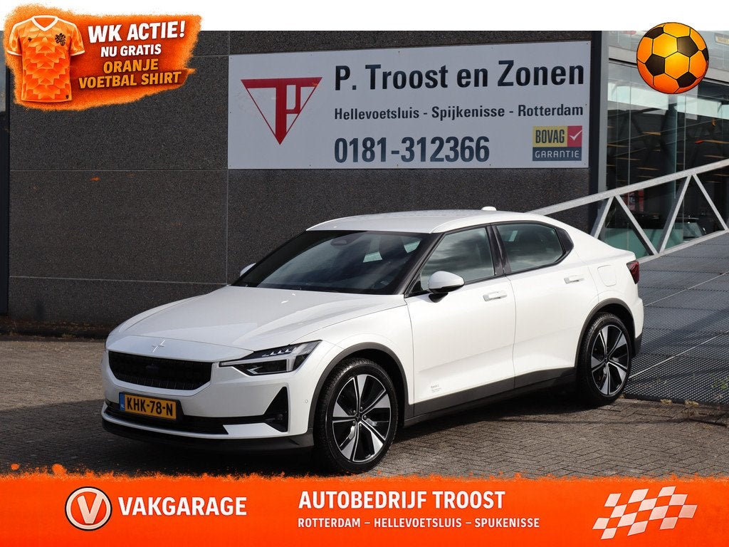 Polestar 2 Long Range Single Motor 78 kWh 97% SOH/Pilot pack, Auto's, Polestar, Gebruikt, Zwart, 1969 kg, Wit