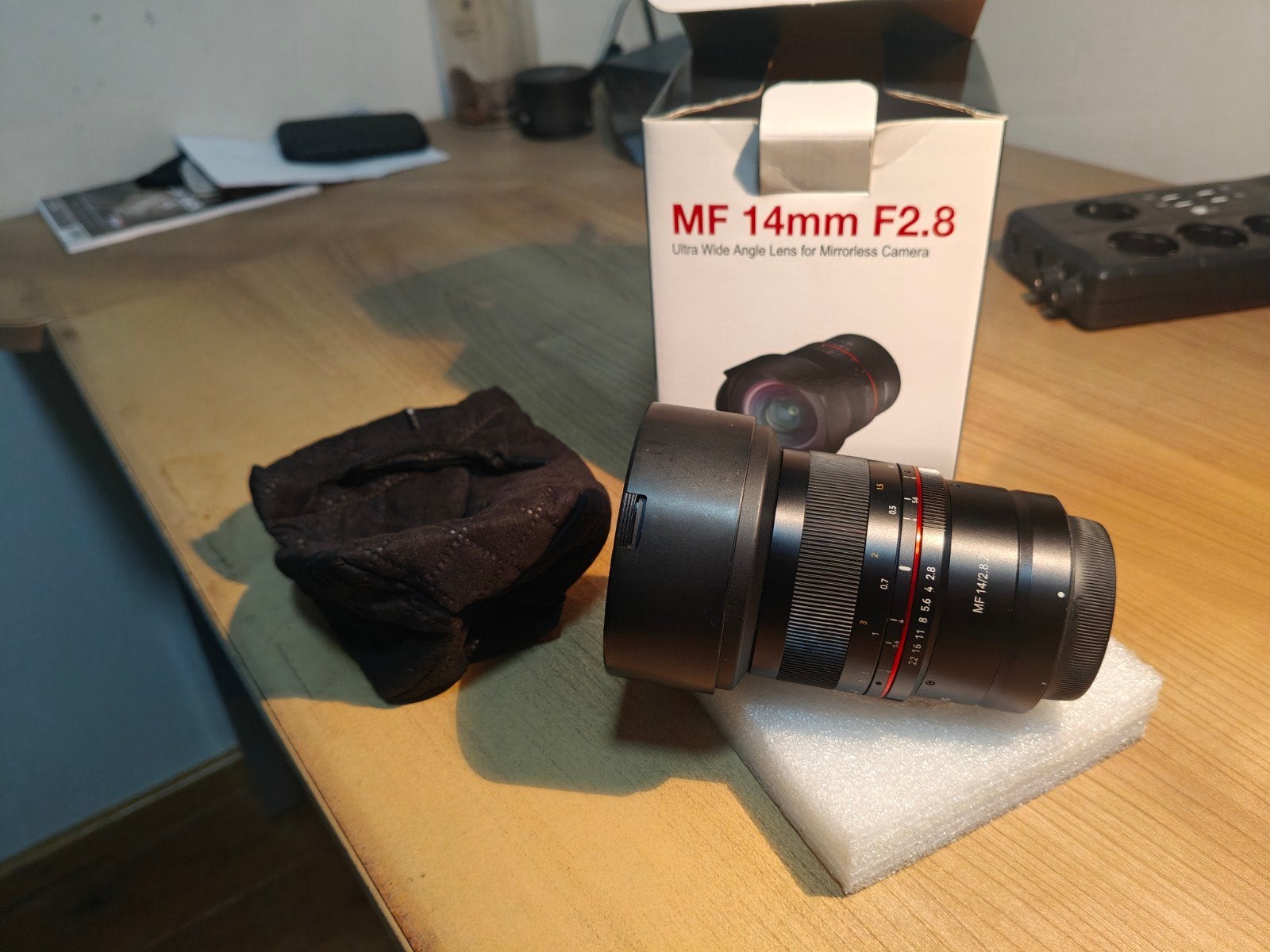 Samyang MF 14mm F2.8 Ultra Groothoeklens voor Nikon-Z, Nikon Z-mount, Zo goed als nieuw, Handmatige focus, 14 mm