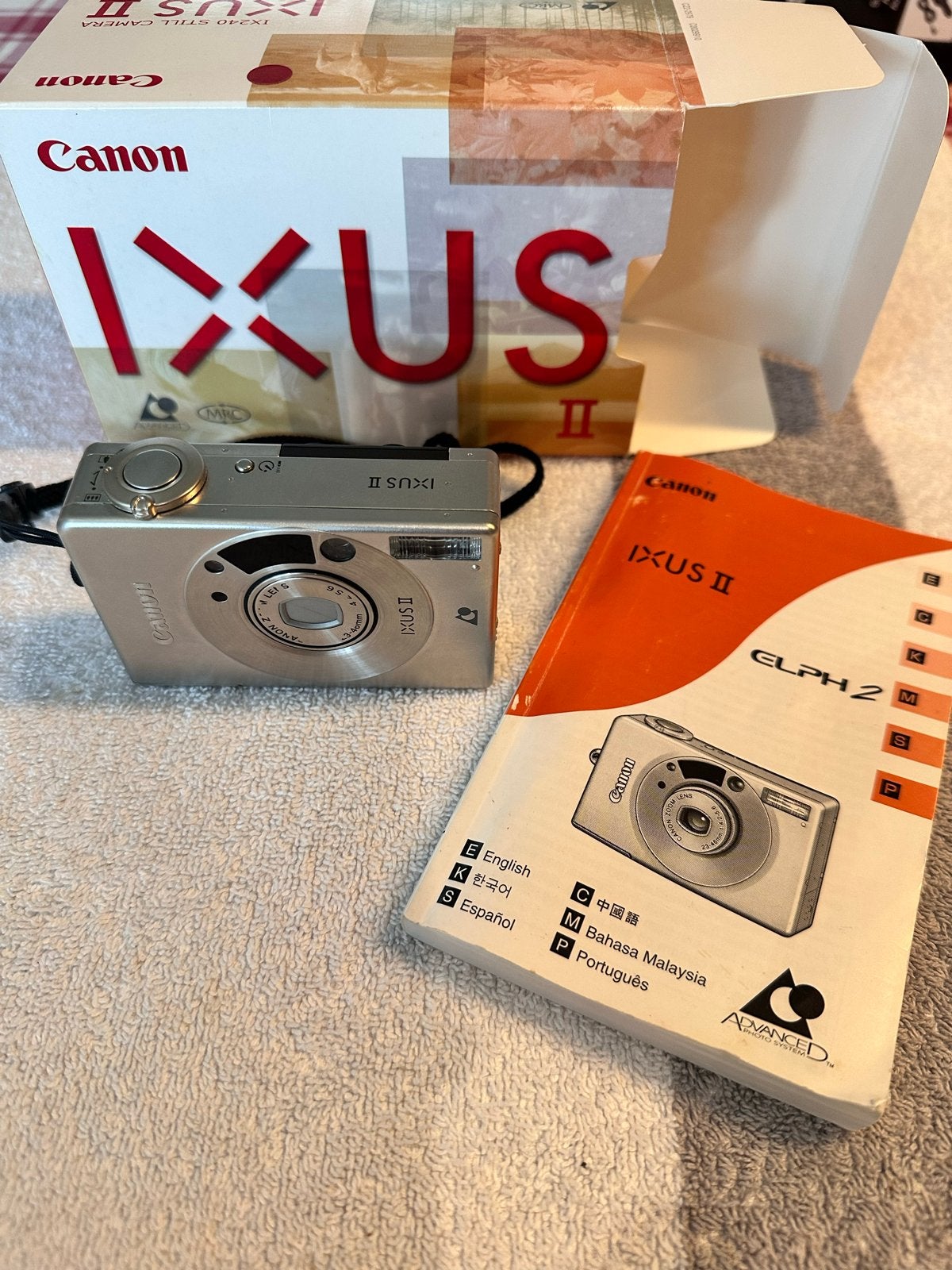Canon IXUS II Compact Camera - Zo goed als nieuw, Ophalen of Verzenden, Zo goed als nieuw, Compact, Canon