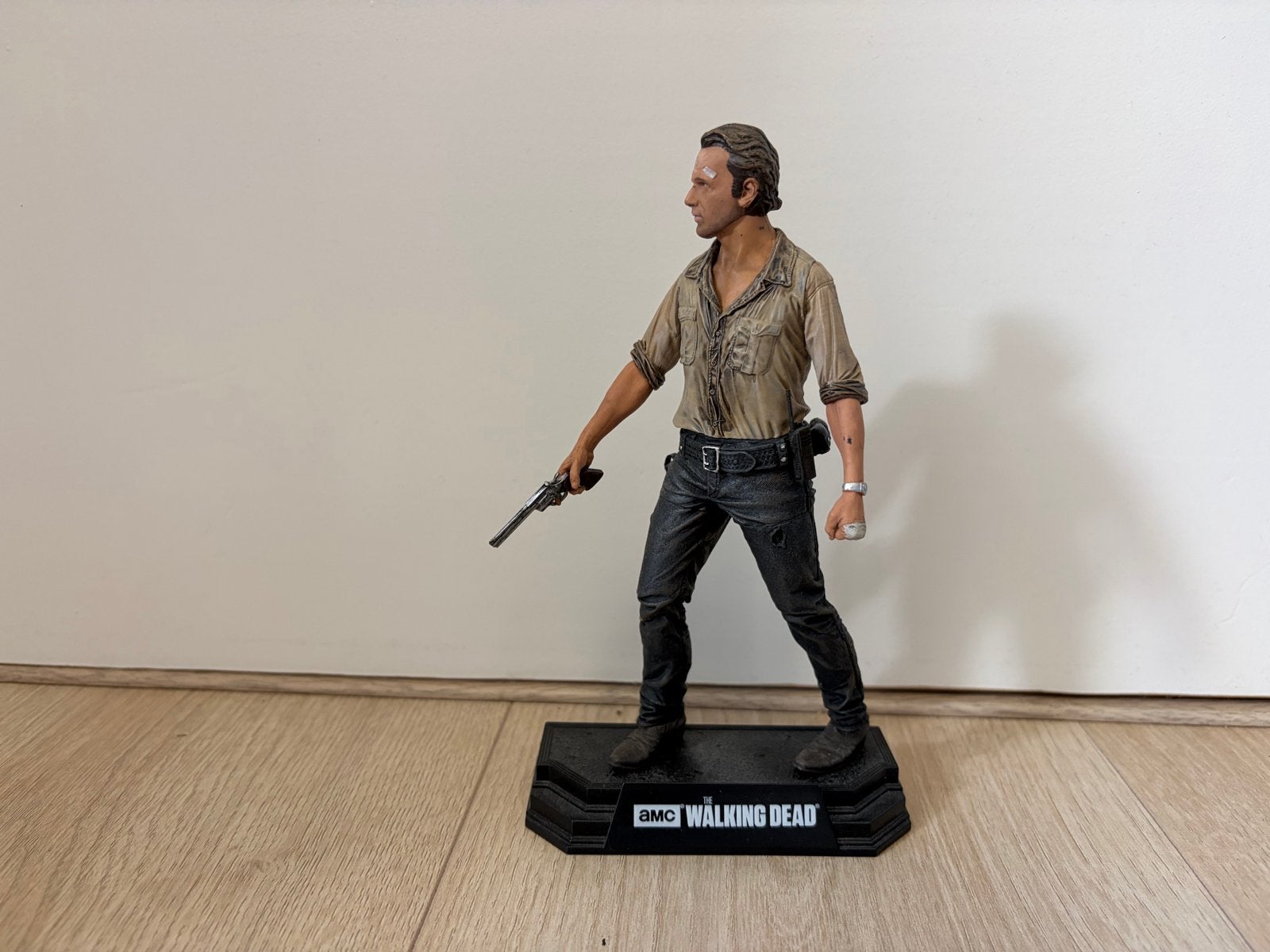 The Walking Dead Rick Grimes Figuur 17cm, Ophalen of Verzenden, Zo goed als nieuw