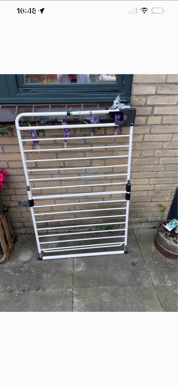 Traphek a3 Safetydoor - Verstelbaar, Kinderen en Baby's, Traphekjes, Ophalen, Zo goed als nieuw, 115 cm of meer, Metaal of IJzer