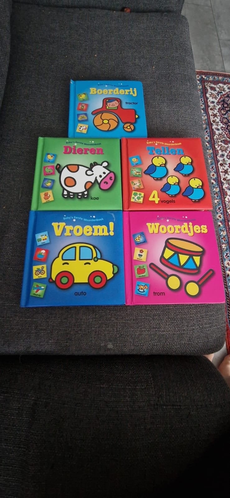 Baby's Eerste Woordenboekjes - Set van 5, Ophalen, Zo goed als nieuw, 1 tot 2 jaar