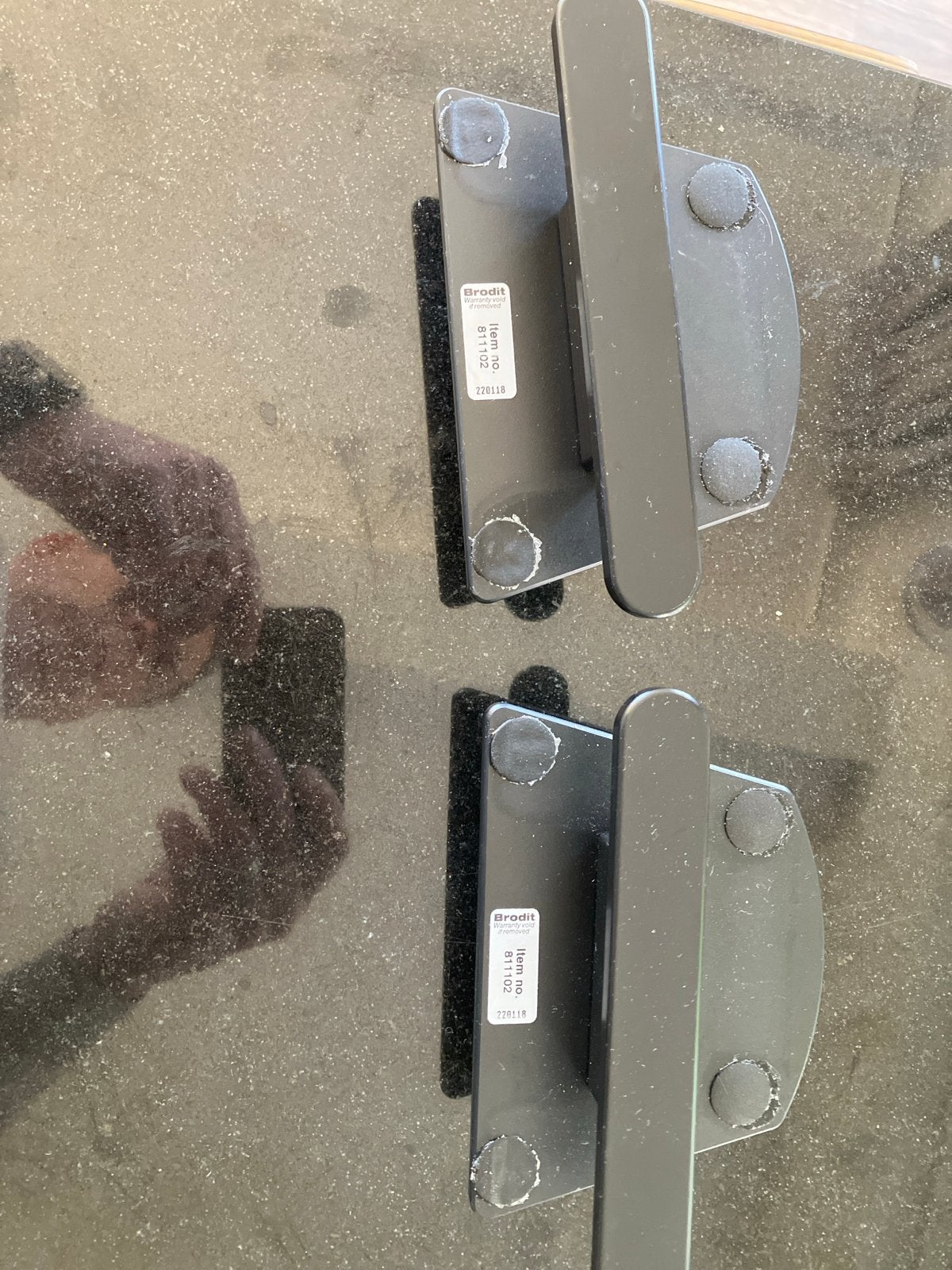 Brodit stoelhouder voor Volvo (set van 2) 811102, Ophalen of Verzenden, Zo goed als nieuw