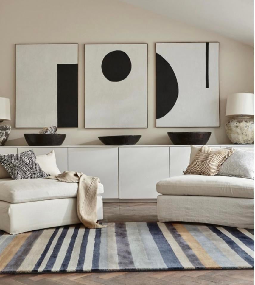 Brink en Campman Harlequin Rosita tapijt 200 x 280, Ophalen, Beige, 200 cm of meer, Zo goed als nieuw