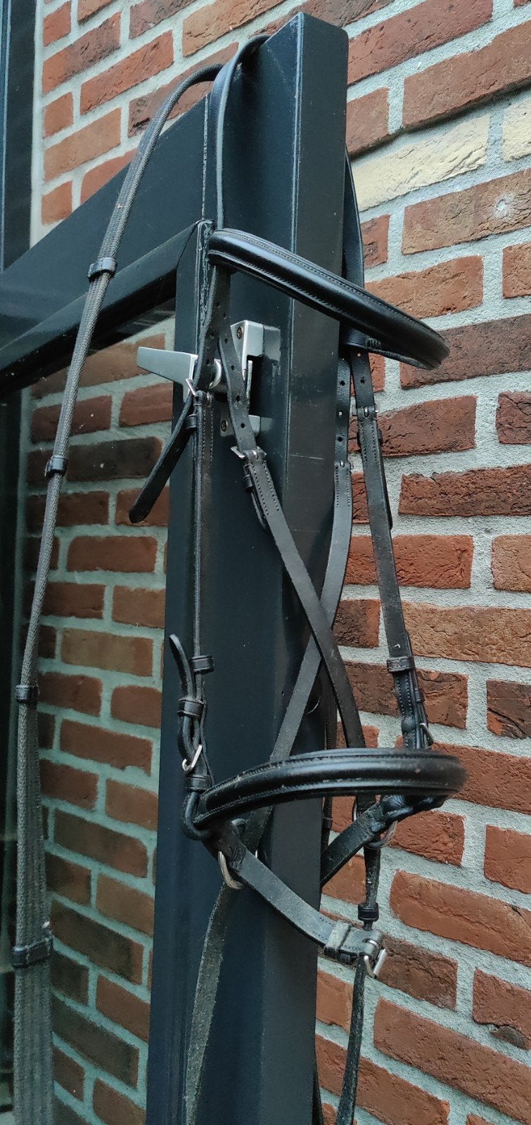 Harry's horse bitloos kaakgekruist hoofdstel maat cob / full, Harry's Horse, Ophalen of Verzenden, Inclusief teugels, Full
