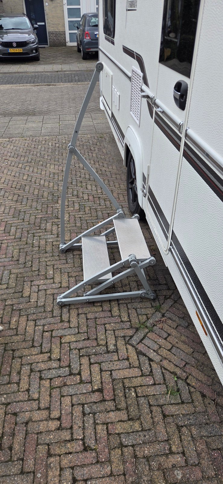 Dukdalf opstapje voor caravan of camper, Caravans en Kamperen, Caravan accessoires, Ophalen