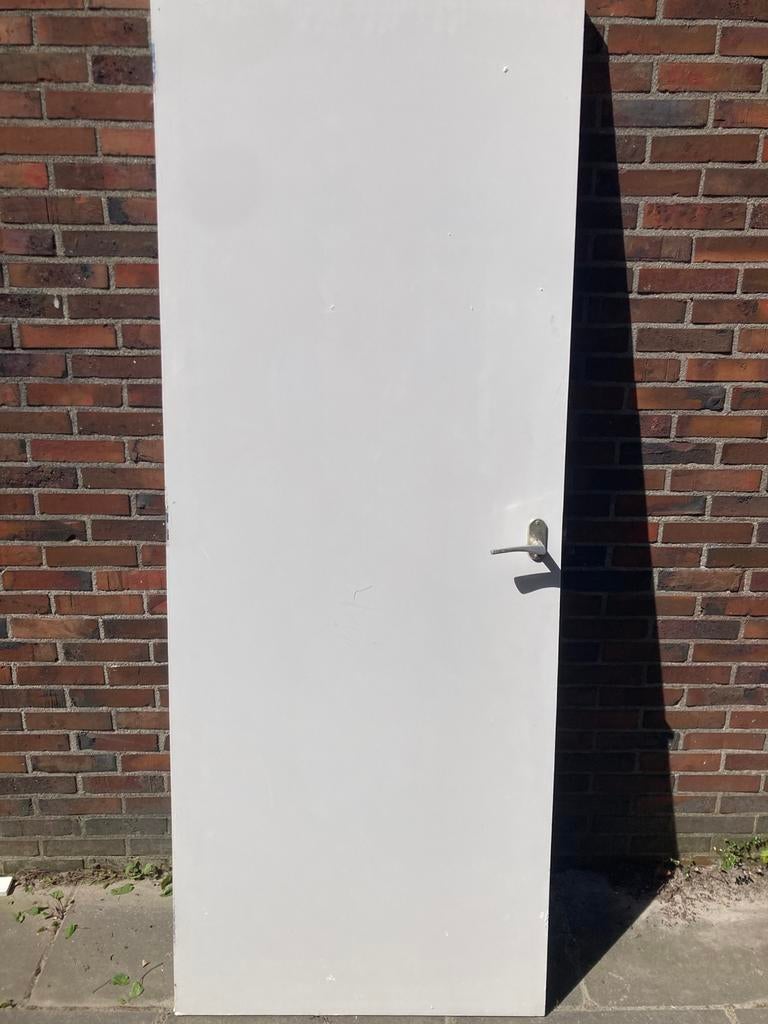 Deur, Doe-het-zelf en Verbouw, Deuren en Horren, Ophalen, Gebruikt, Minder dan 80 cm, Binnendeur