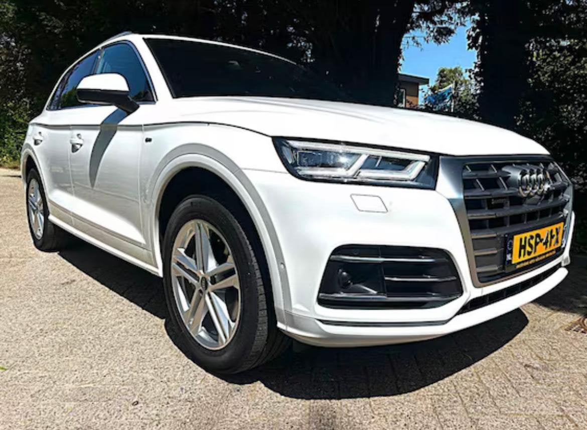 Audi Q5 50 Tfsi e Quattro 299pk S Tronic 2020 Wit, Auto's, 2005 kg, 1750 kg, Wit, Plug-in hybride