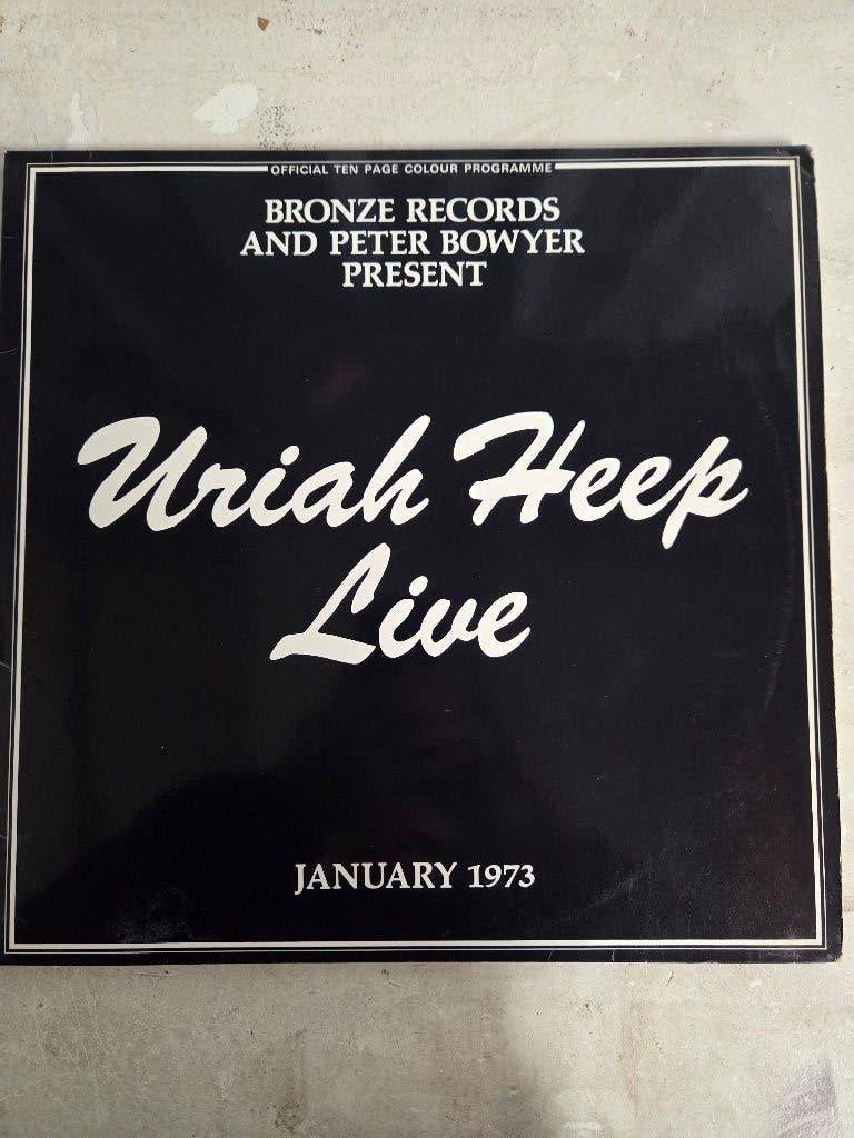 Hardrock/Metal 2lp URIAH HEEP: LIVE, Gebruikt, Beschermende buitenhoes, Ophalen of Verzenden, Hardrock