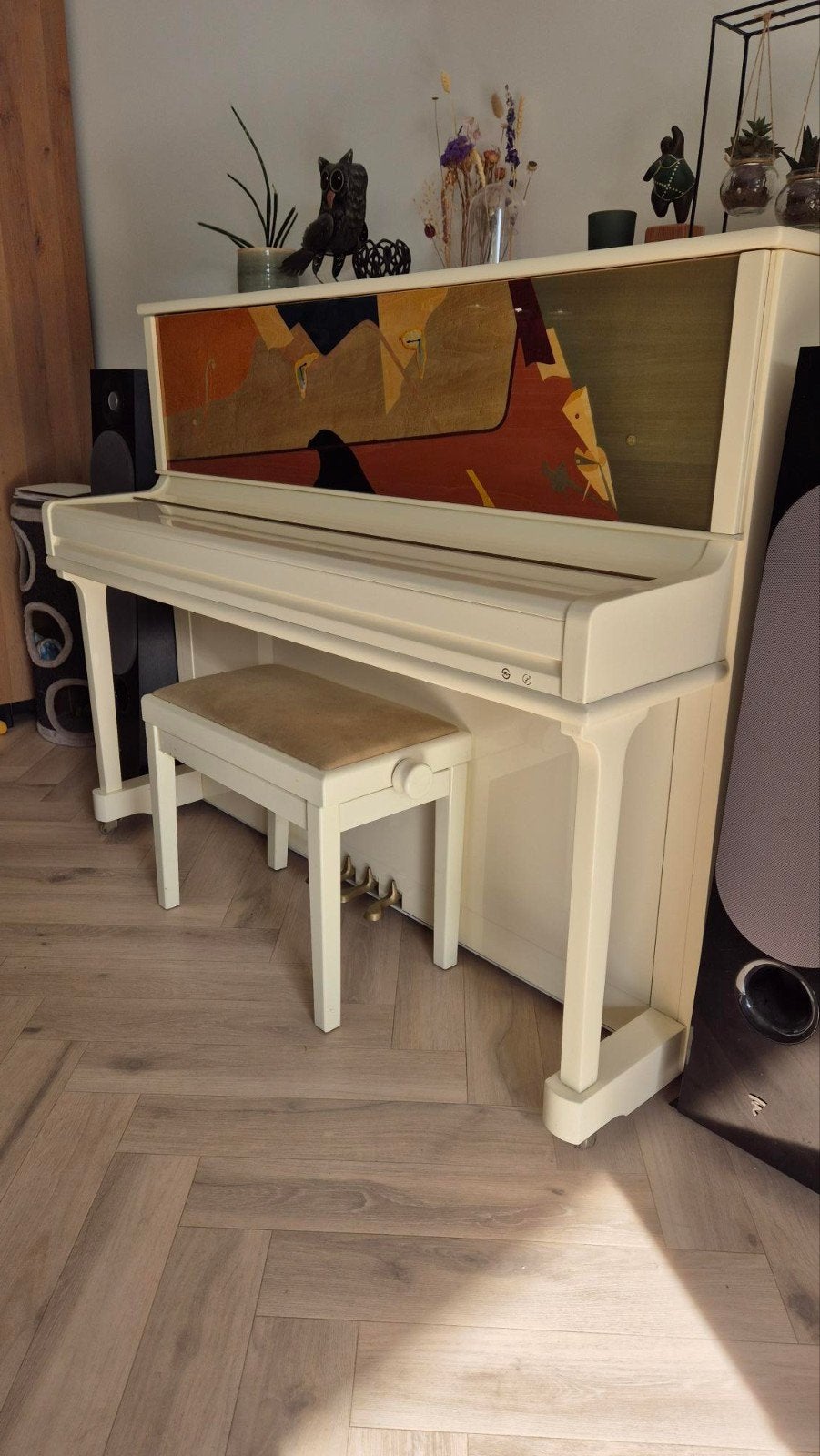 Samick Piano JD3031 uit 2001 - Eerste eigenaar, Ophalen, Gebruikt, Wit, Piano
