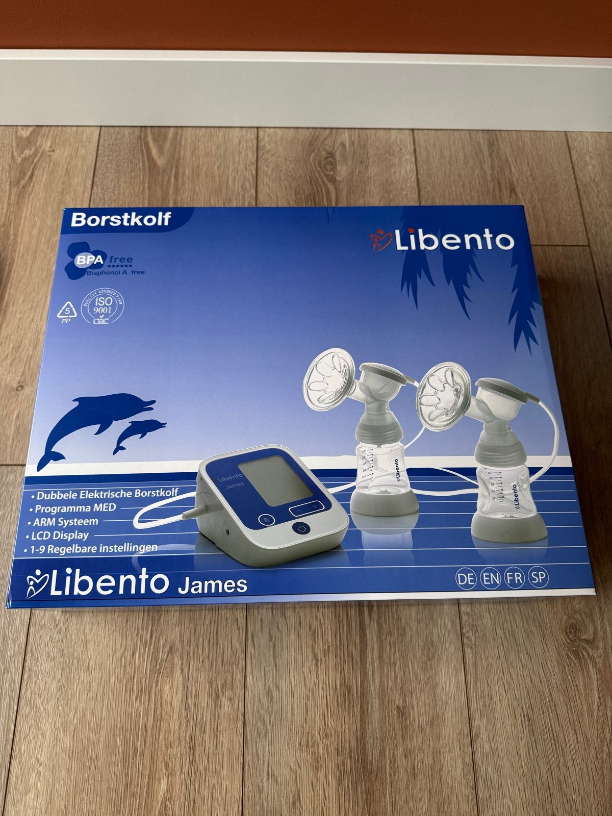 Libento James Dubbele Elektrische Borstkolf - Zo goed als ni, Ophalen of Verzenden, Zo goed als nieuw
