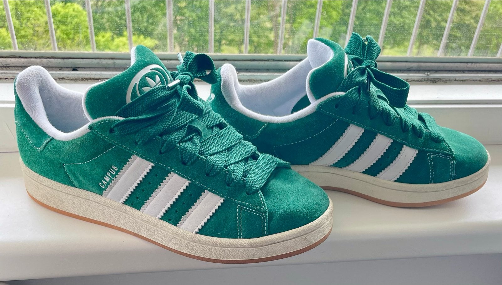 Adidas Campus 00s Groene Sneakers - Maat 39 1/3, Ophalen of Verzenden, Groen, Sneakers of Gympen, Zo goed als nieuw