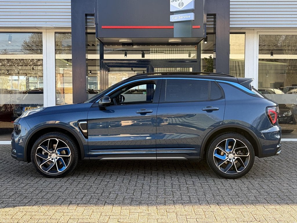 Lynk & Co 01 1.5 / Zwarte-Dakhemel / Automaat / NL-Auto / De, Auto's, Lynk & Co, Stof, Euro 6, Blauw, 120 €/maand
