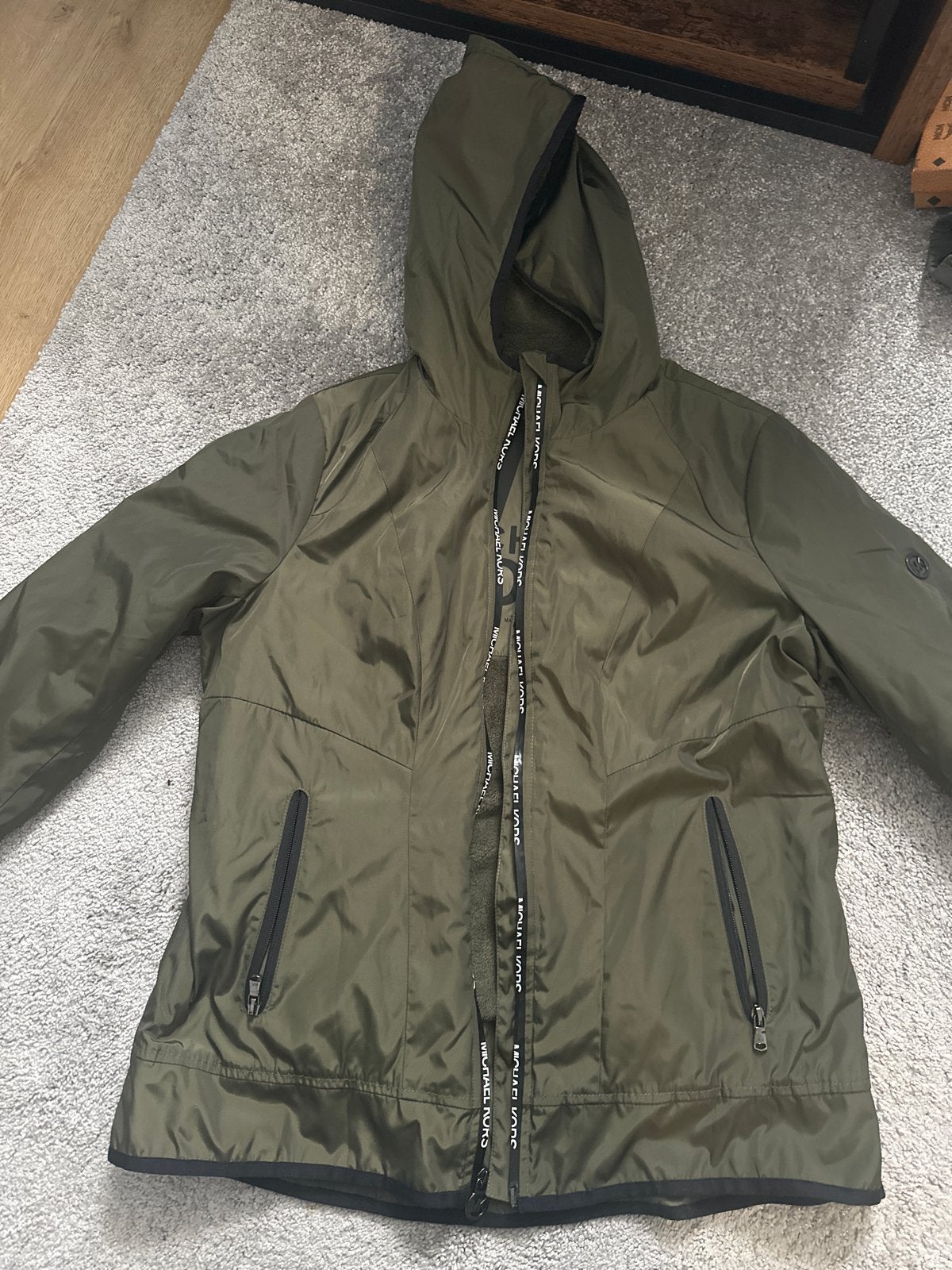 Michael Kors Jas - Groen, Maat M, Ophalen of Verzenden, Zo goed als nieuw, Maat 38/40 (M), Groen