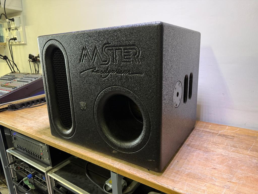 Master Audio LN-18 SWA 500w 18" Inch Subwoofer actief, Overige merken, Gebruikt, Ophalen of Verzenden, 120 watt of meer