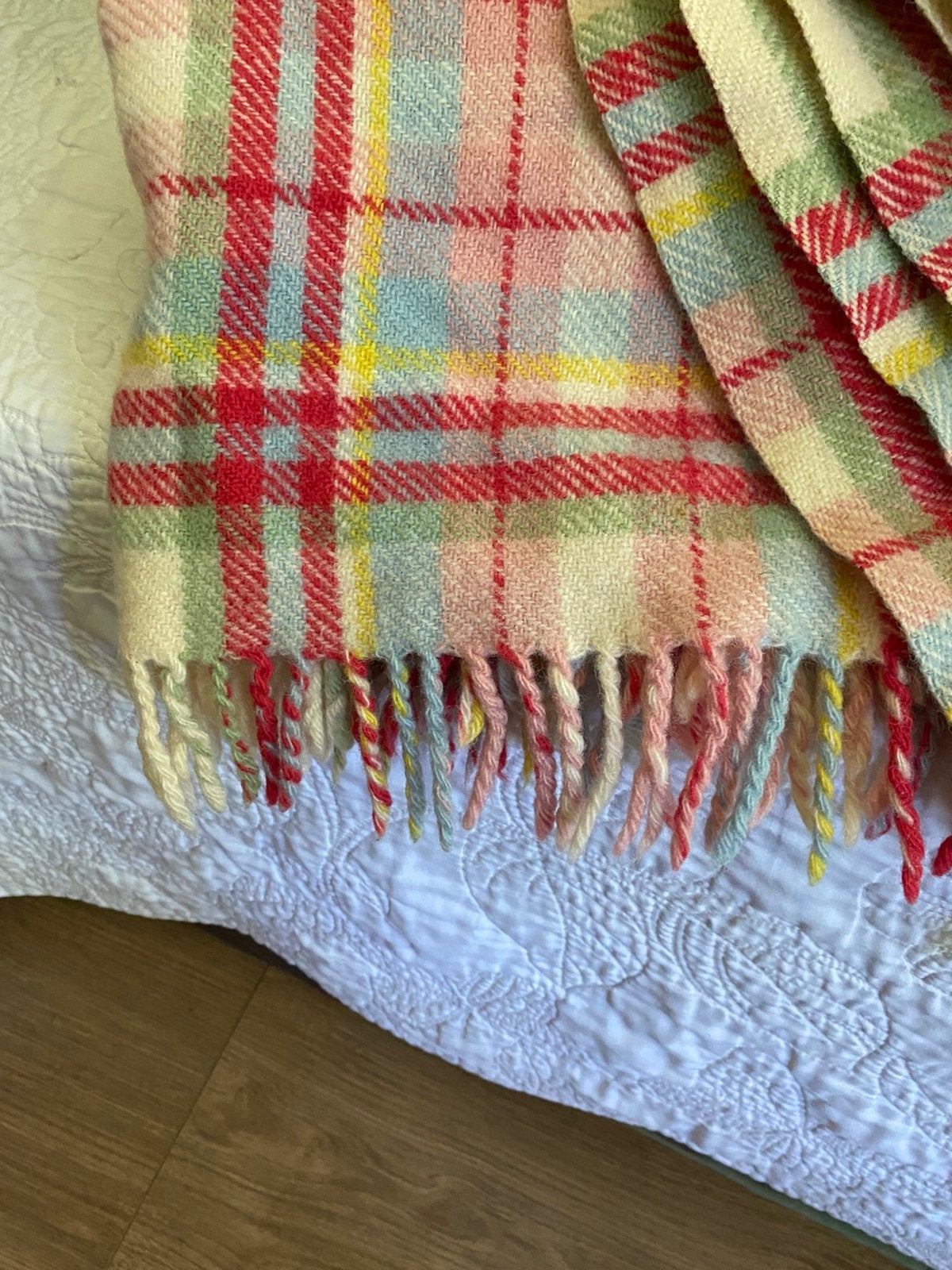 Ikea Vintage Deken 100% Wol - Wasbaar - 150x120 cm, Ophalen, Gebruikt