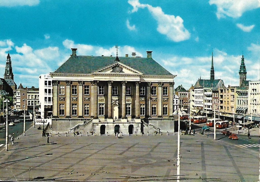 Groningen- -Stadhuis., Verzenden, 1960 tot 1980, Gelopen, Groningen