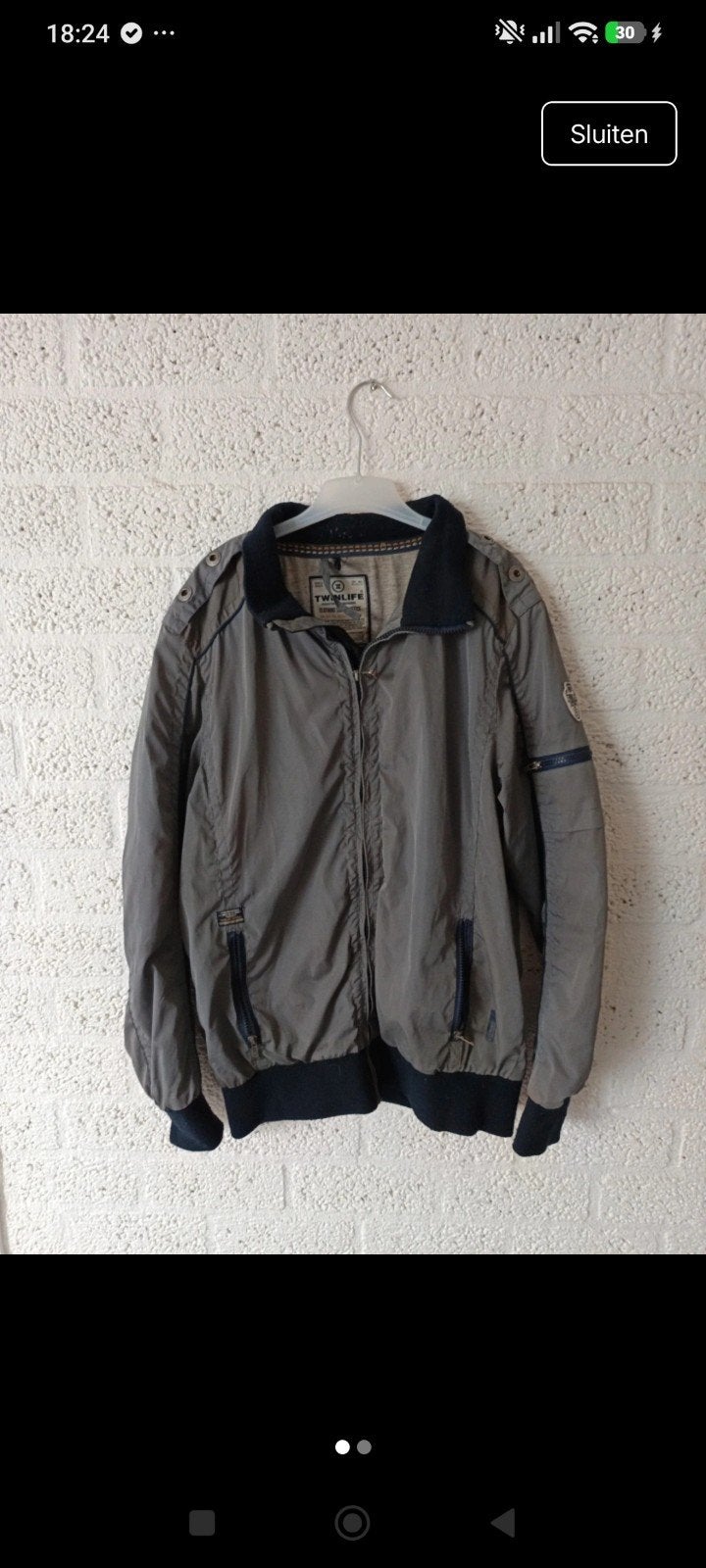 jas Twinlife, Ophalen of Verzenden, Zo goed als nieuw, Blauw