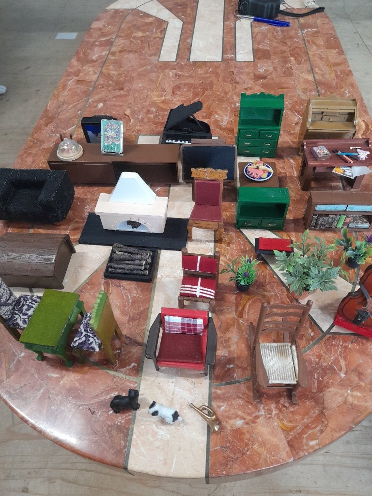 1 poppenhuis miniaturen, Verzenden, Poppenhuis