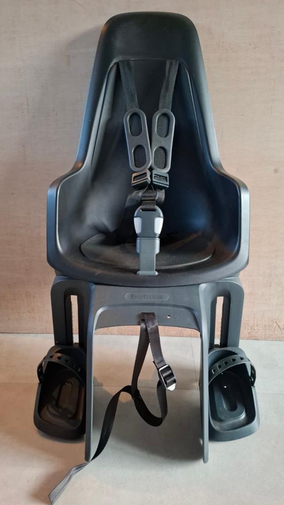 Bobike Fietsstoel met montageset en bagagedrager easy, Ophalen, Achterzitje, Voetsteuntjes, 0 t/m 18 kg