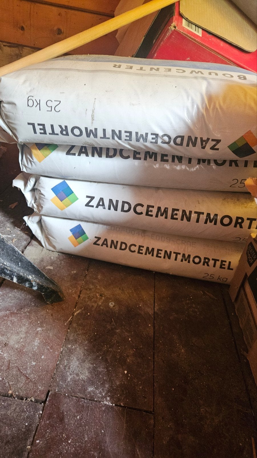 100 kg zandcementmortel (4 zakken van 25kg), Overige materialen, Nieuw, 15 m² of meer, Ophalen