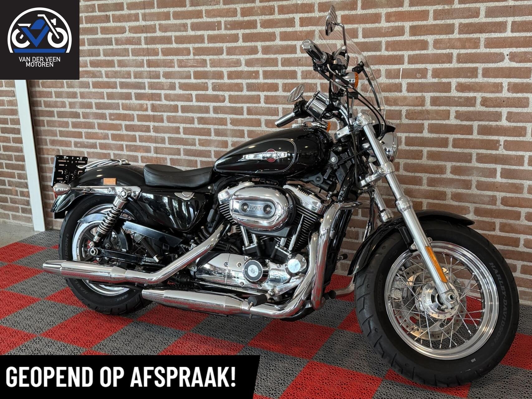 Harley Davidson XL 1200C Sportster Custom, Chopper, 1202 cc, Meer dan 35 kW, ABS