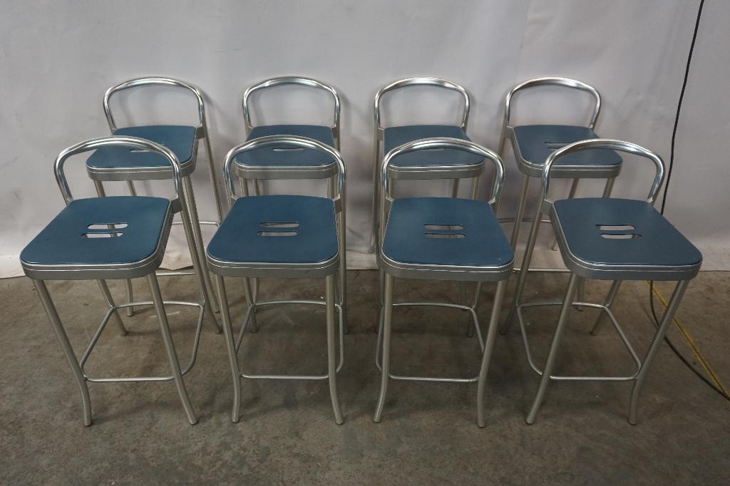 Kartell Mauna-kea barkrukken barkruk krukken, Huis en Inrichting, Barkrukken, Ophalen, Met voetsteun, 60 tot 90 cm, Metaal