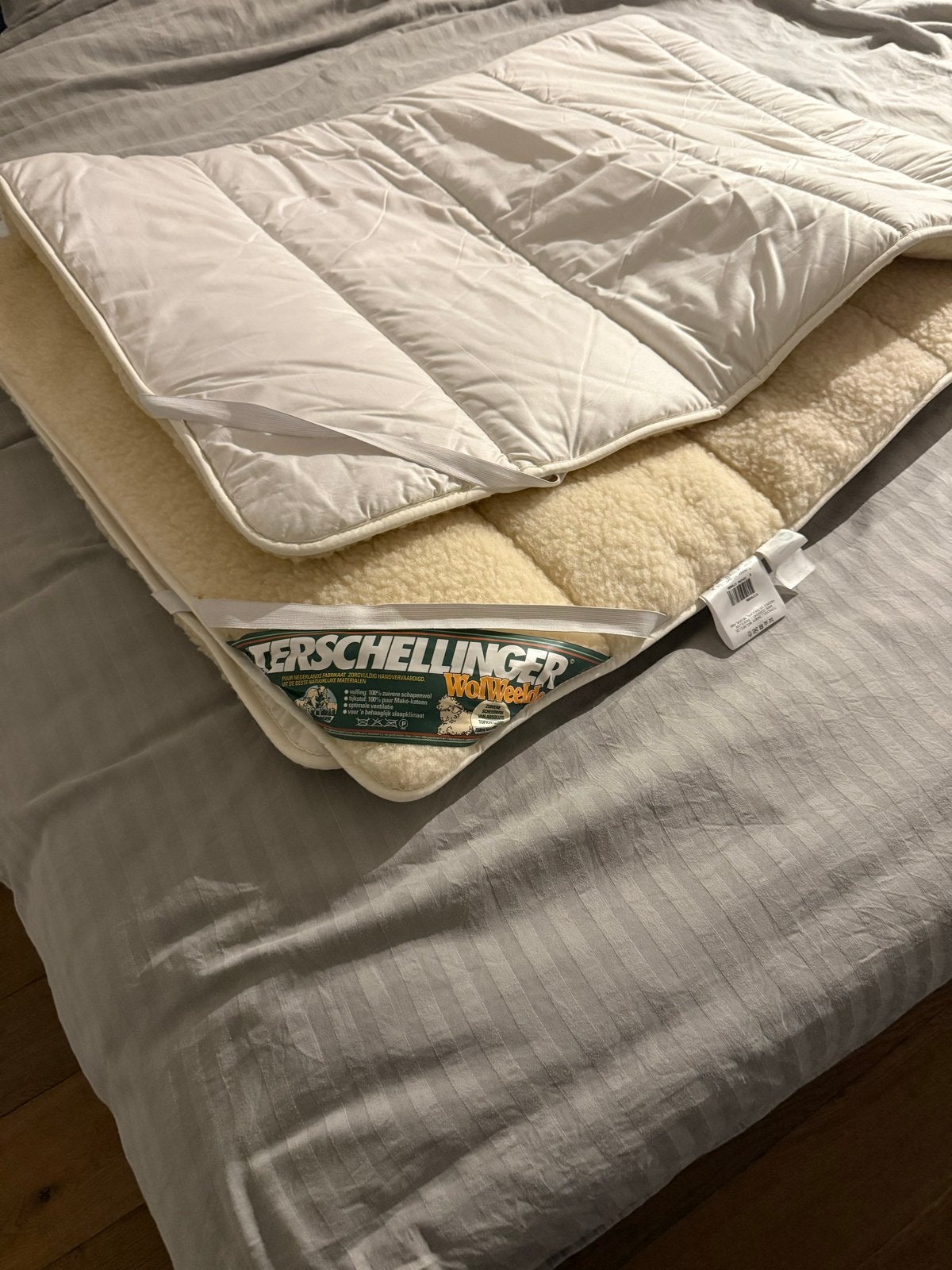 Terschellinger Wollen Slaapvacht 180x220 cm - Zo goed als ni, Ophalen, Tweepersoons, Zo goed als nieuw, Matras