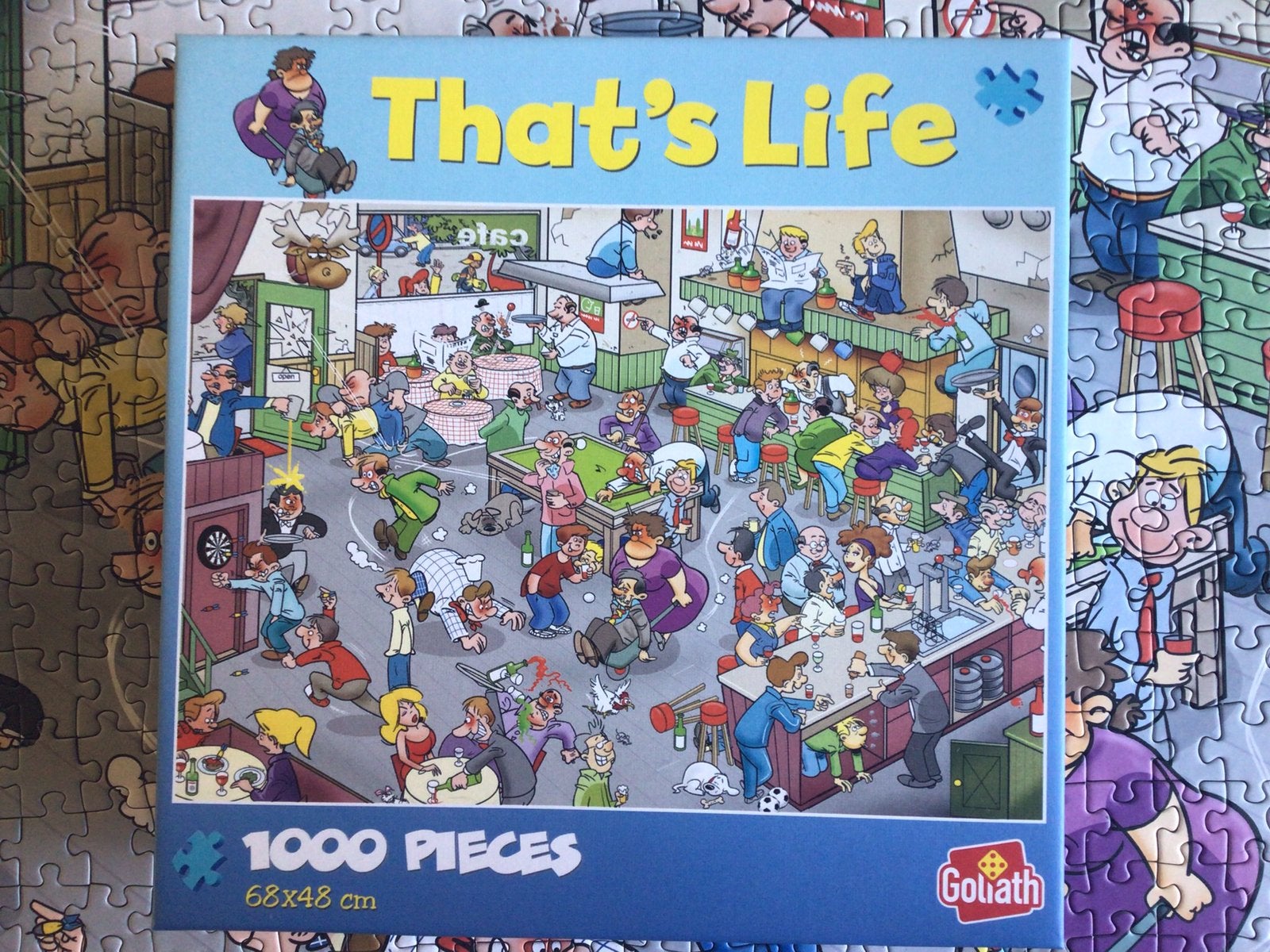 That’s Life puzzel. Café.  1000 stukjes., Hobby en Vrije tijd, Ophalen, Zo goed als nieuw