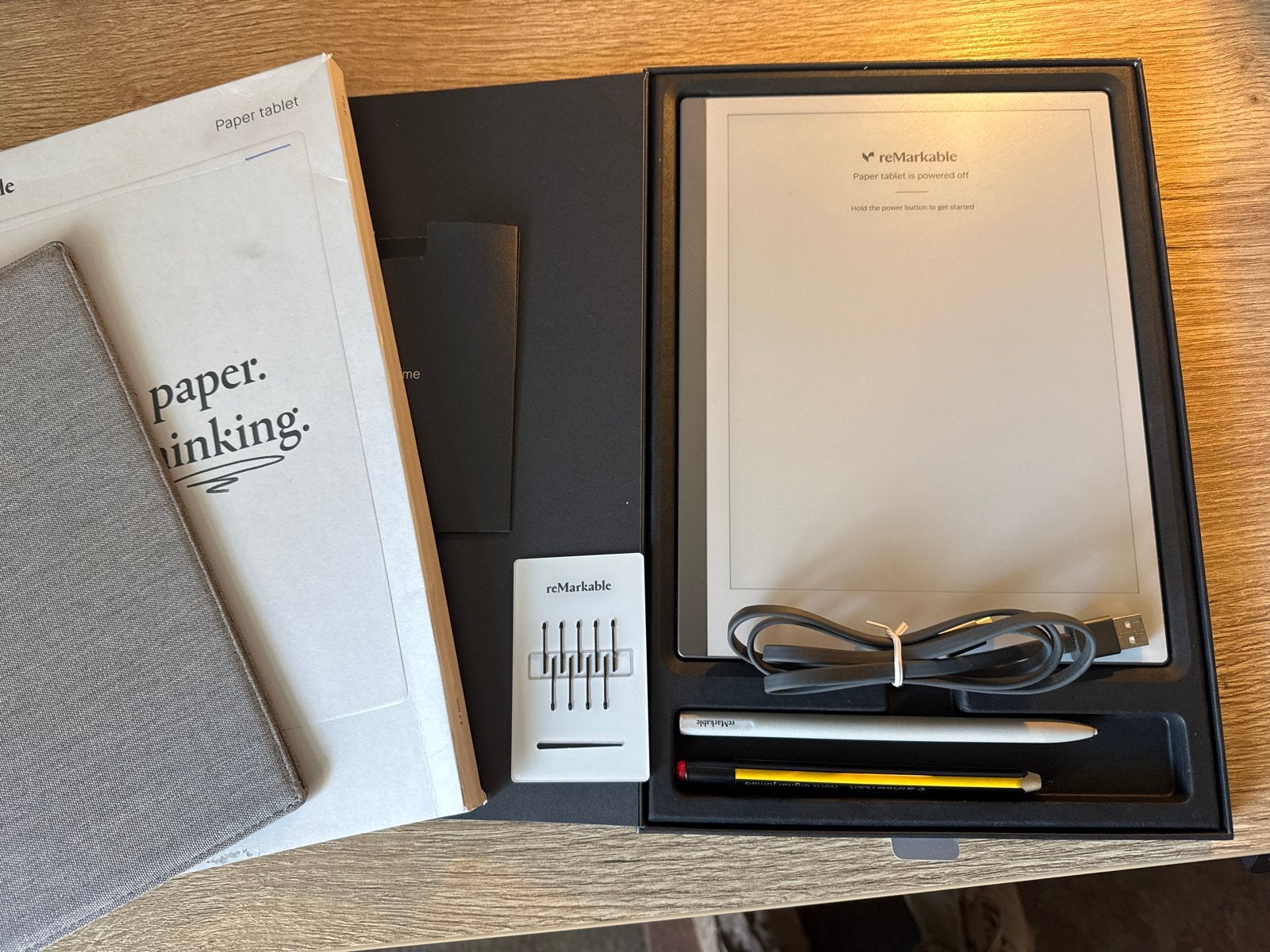 reMarkable 2 Paper Tablet met accessoires, Computers en Software, Ophalen, Gebruikt, 8 GB, Touchscreen
