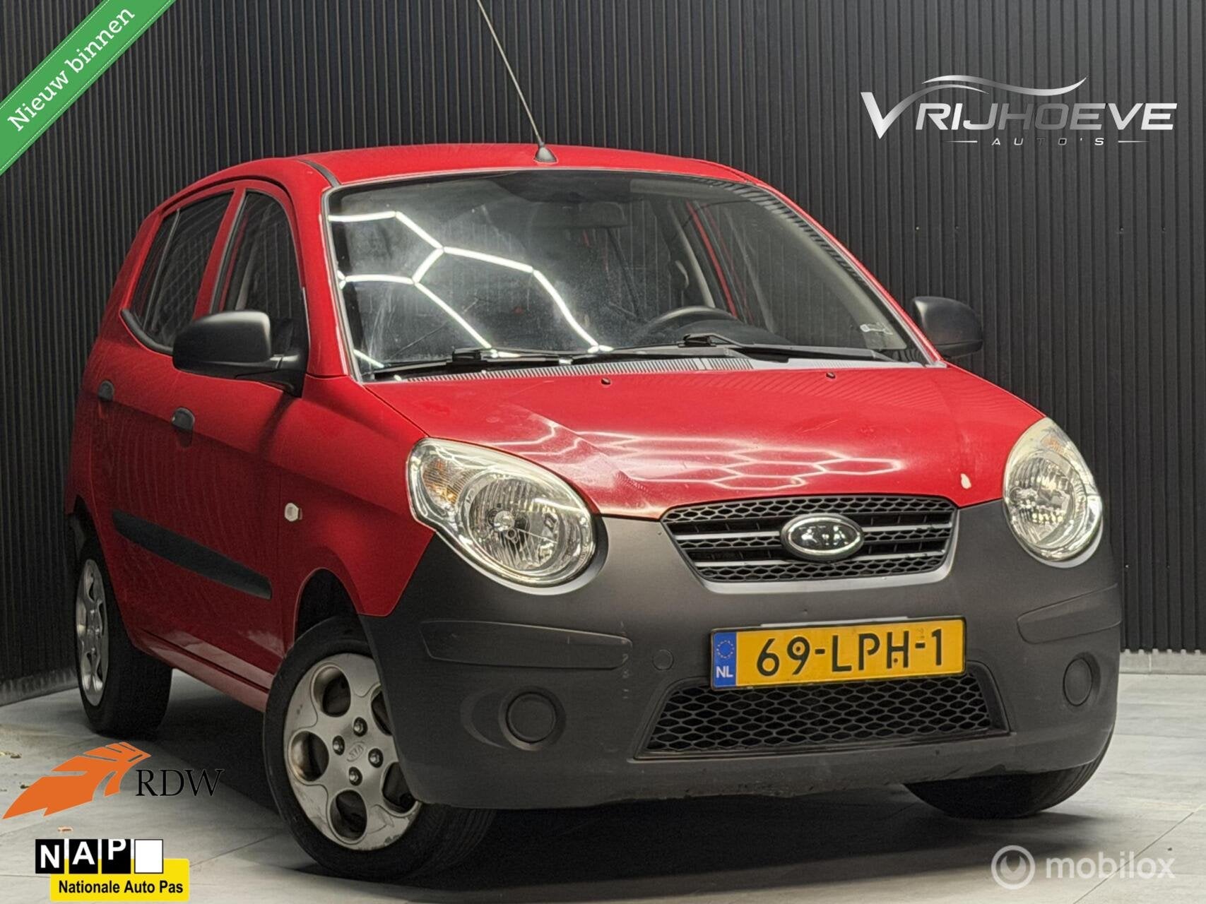 Kia Picanto 1.0 X|NAP|APK, Auto's, 4 cilinders, Origineel Nederlands, Handgeschakeld, Euro 4